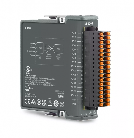 NI-9205 - 785184-01 - C series 16-bit 32 analog input channels Voltage Input Module 