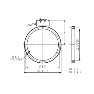 Anello magnetico foro 120mm MRI_141-90-5-120