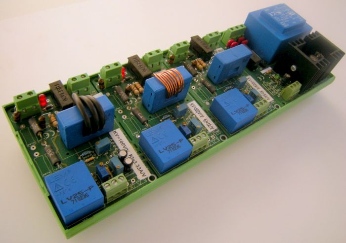 Sonda corrente/tensione trifase con neutro 250V050A